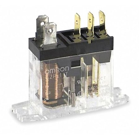 Flange Mount Relay, 24V AC, SPDT, 5Pins MPN:G2R-1-T-AC24