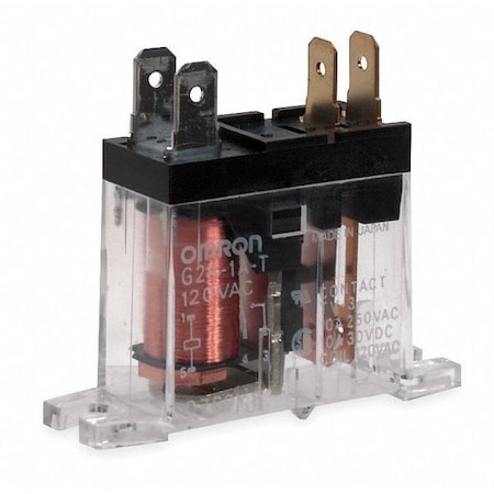 FlangeMount Relay, 24VAC, SPST-NO, 4Pins MPN:G2R-1A-T-AC24