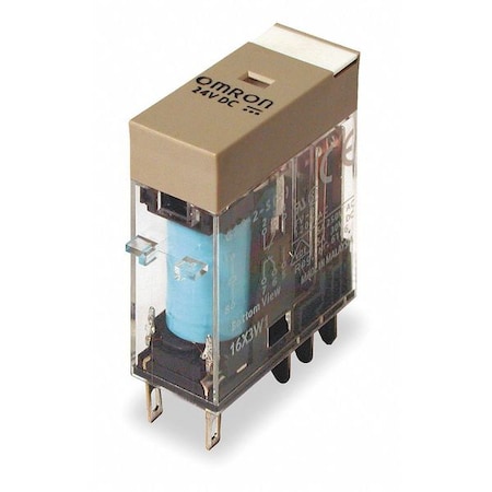 Plug-In, General Purpose Relay, Square, 5 A, 8 Pins, Quick Connect MPN:G2R-2-S-DC12(S)