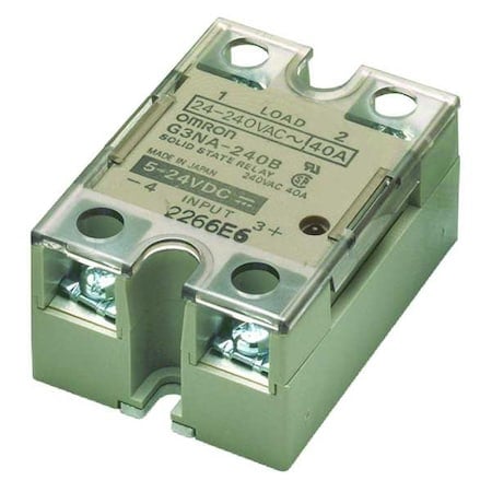 Solid State Relay, Screw Clamp, Surface, Phototriac MPN:G3NA-420B-UTU DC5-24