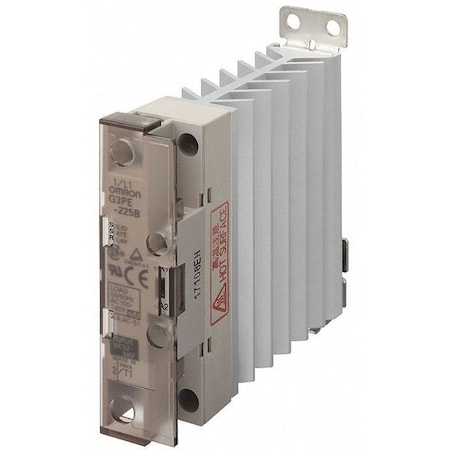 Solid State Relay, 1 Phase, Screw Clamp, DIN Rail & Screw, Phototriac MPN:G3PE-225B DC12-24