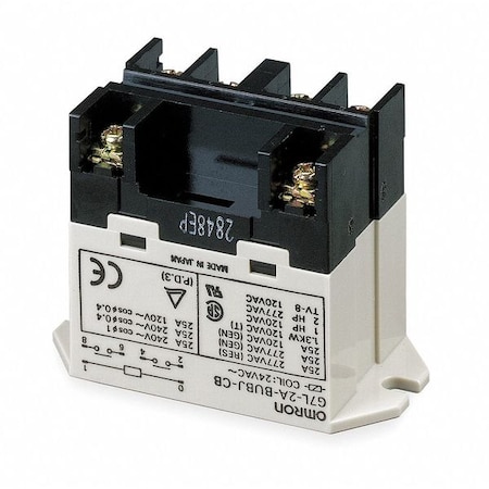 W-Bracket, Enclosed Power Relay, Square, 25 A, 10 Pins, Screw MPN:G7J-2A2B-B-W1-DC24
