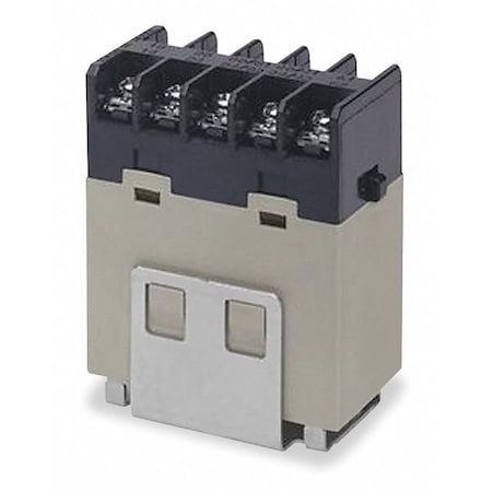 W-Bracket, Enclosed Power Relay, Square, 25 A, 10 Pins, Screw MPN:G7J-4A-B-W1-AC100/120