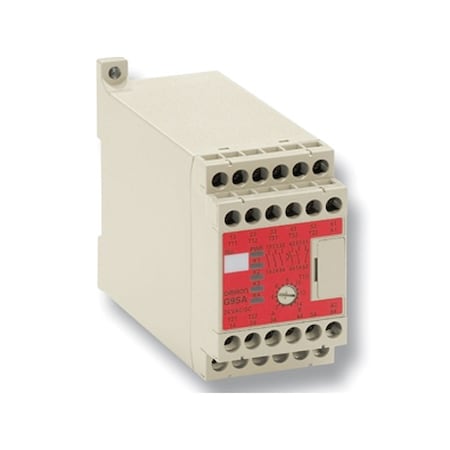 Safety Relay, 3.7 in Body H, 50/60 Hz MPN:G9SA-TH301 AC/DC24