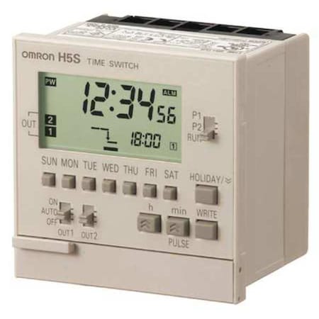 Electronic Timer, 365 Days, (2) SPST-NO MPN:H5S-YB2-X