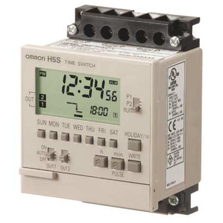 Electronic Timer, 365 Days, (2) SPST-NO MPN:H5S-YFB2-X