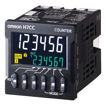 Digital Counter/Tachometer, Screw CN, LCD MPN:H7CC-A