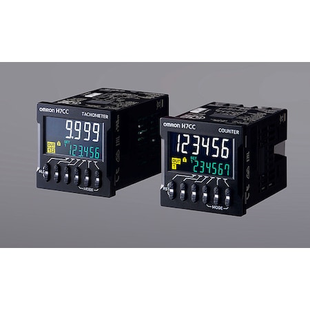 Digital Counter/Tachometer, Screw CN, LCD MPN:H7CC-AW