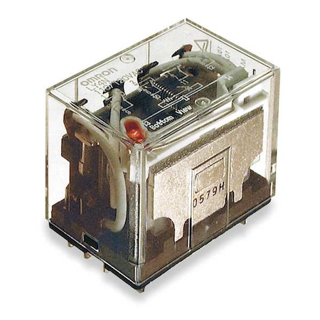 Plug-In, General Purpose Relay, Square, 10 A, 14 Pins, Plug-in MPN:LY4N-AC24