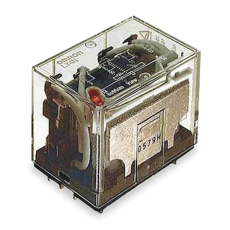 Plug-In, General Purpose Relay, Square, 10 A, 14 Pins, Quick Connect MPN:LY4N-AC240