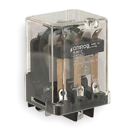 Plug-In, General Purpose Relay, Square, 10 A, 5, Quick Connect MPN:MJN1C-AC120