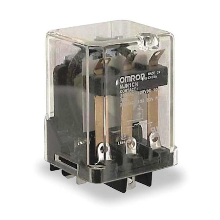 Plug-In, General Purpose Relay, Square, 10 A, 5, Quick Connect MPN:MJN1C-N-AC24