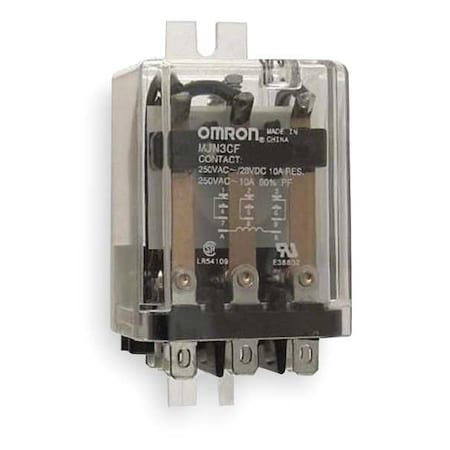 Flange Relay, 12VDC, 11 Pins, 10A @ 240V AC MPN:MJN3CF-DC12
