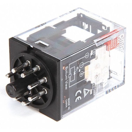 Plug-In, General Purpose Relay, Octal, 10 A, 8 Pins, Plug-in MPN:MKS2PNAC120