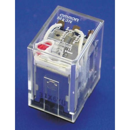 Plug-In, General Purpose Relay, Square, 5 A, 11 Pins, Quick Connect MPN:MY3N-AC24