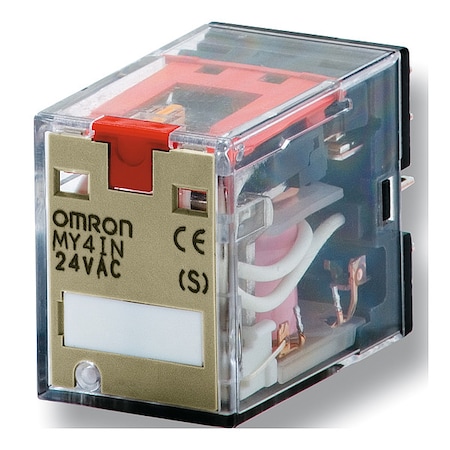 Plug-In, General Purpose Relay, Square, 10.8 mA, 14 Pins, Plug-in MPN:MY4ZN AC110/120 (S)