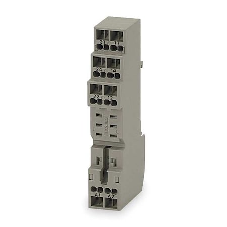 Relay Socket, Finger Safe, Square, 8 Pin, 5A MPN:P2RF-08-S