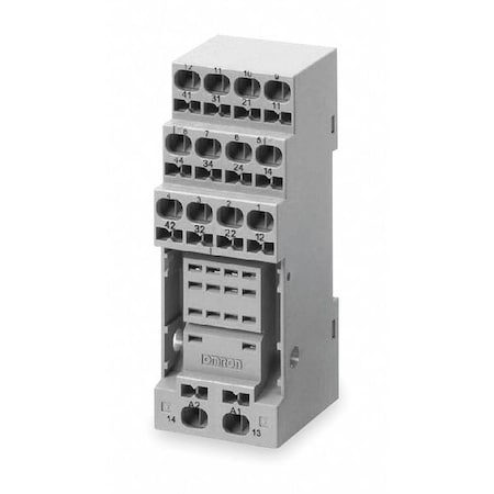 Relay Scket, Finger Safe, Square, 14 Pin, 5A MPN:PYF14S