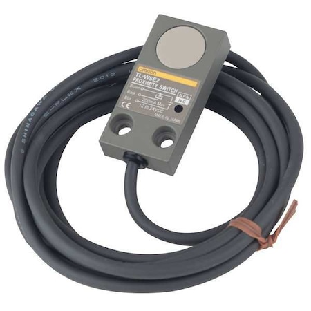 Inductive, Rectangular Proximity Sensor, Aluminum, 2 m, Bare Wire, 3 Wires, Shielded MPN:TL-W5E2