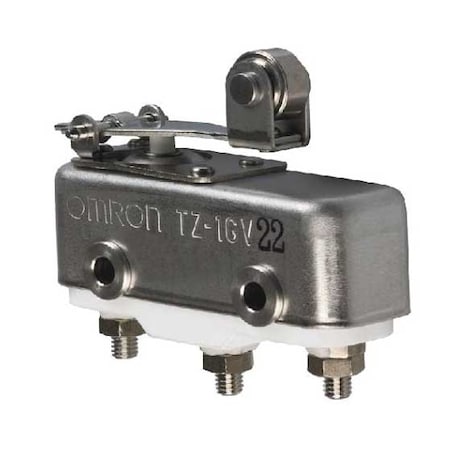 Snap Action Switch, Hinge Roller, Lever, Short Actuator, SPDT, 1 A at 240 V AC Contact Rating MPN:TZ-1GV22