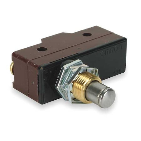 Industrial Snap Action Switch, Panel Mount, Plunger Actuator, SPDT MPN:X-10GQ-B