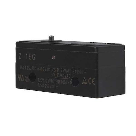 Snap Action Switch, Pin, Plunger Actuator, SPDT, 15 A at 480 V AC Contact Rating MPN:Z-15G