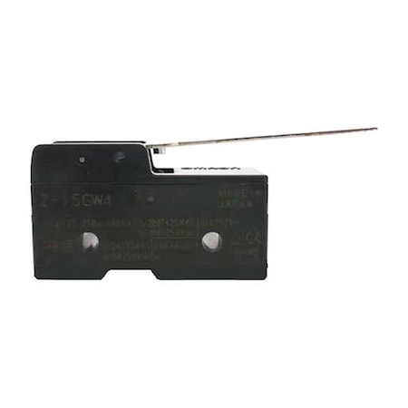 Snap Action Switch, Hinge, Lever Actuator, SPDT, 15 A at 480 V AC Contact Rating MPN:Z-15GW4