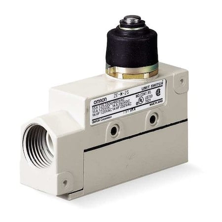 Limit Switch, Plunger, SPDT, 15A at 480V AC, Actuator Location: Top MPN:ZE-N-2S