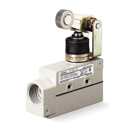 Limit Switch, Plunger, Roller Lever, SPDT, 15A at 480V AC, Actuator Location: Top MPN:ZE-NA2-2S