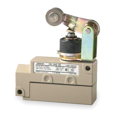 Limit Switch, Plunger, Roller, SPDT, 10A at 480V AC, Actuator Location: Top MPN:ZV2N222S