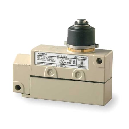 Limit Switch, Plunger, SPDT, 10A at 480V AC, Actuator Location: Top MPN:ZV2N2S