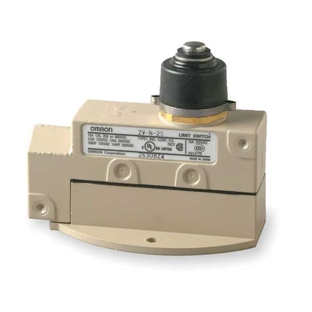 Limit Switch, Plunger, SPDT, 10A at 480V AC, Actuator Location: Top MPN:ZVN2S