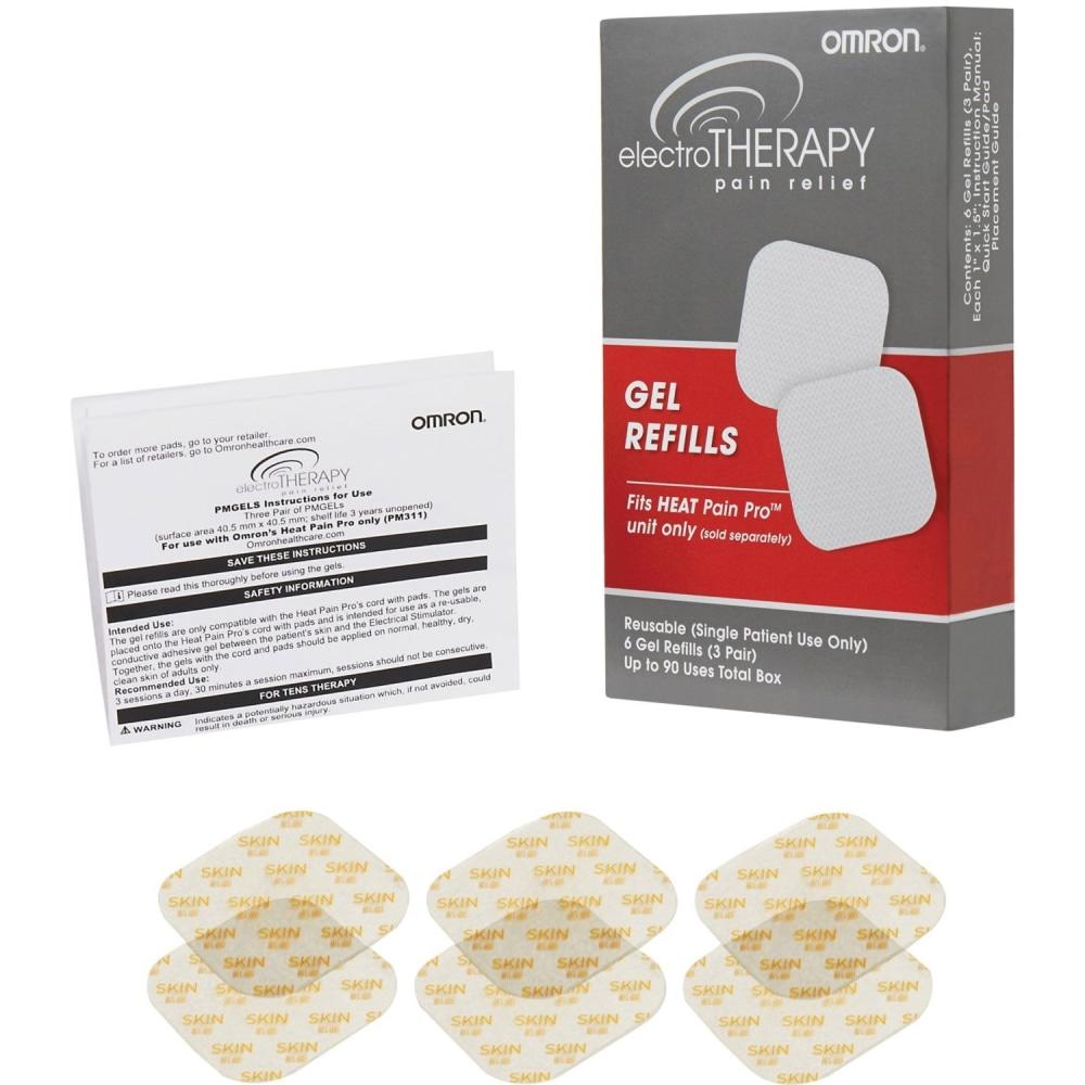 Omron Heat Pain Pro Gel Refills - Self-adhesive MPN:PMGEL