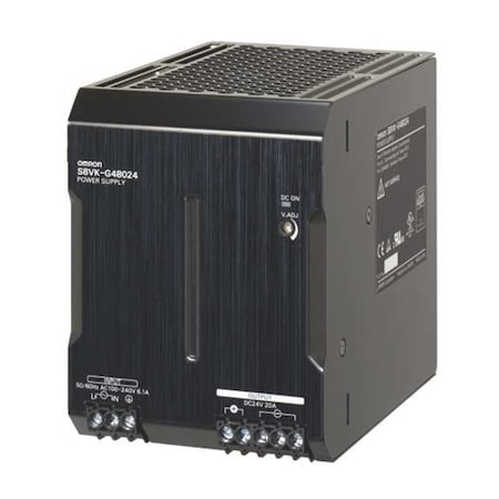 DC Power Supply, 100/240V AC, 12V DC, 15 W, 1.2 A, DIN Rail MPN:S8VK-G01512
