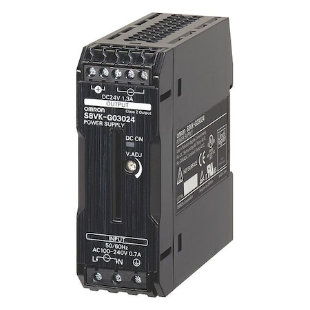 DC Power Supply, 100/240V AC, 12V DC, 60 W, 4.5 A, DIN Rail MPN:S8VK-G06012