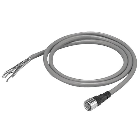 Receiver Cable, 24V DC, IP67, Black MPN:F39JG3AD