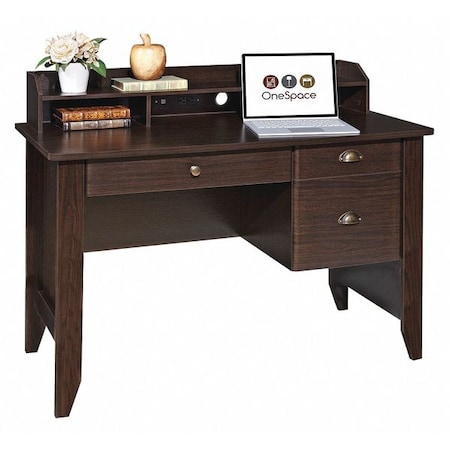 Executive Desk Executive Desk with Hutch and USB Chargr, 21-1/2