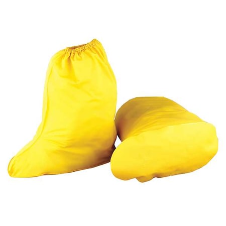 Disposable Boot Covers, PVC, Yellow, Slip Resistant Sole: Yes, M MPN:9759000