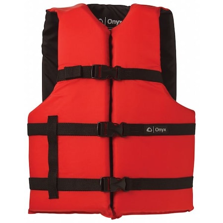 Life Jacket, Adult, UNIV, 15.5lb, Foam, Red MPN:103000-100-004-12