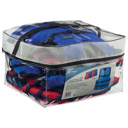 Life Jacket, Adult, UNIV, 15.5lb, Blue/Red, PK4 MPN:103200-999-004-12