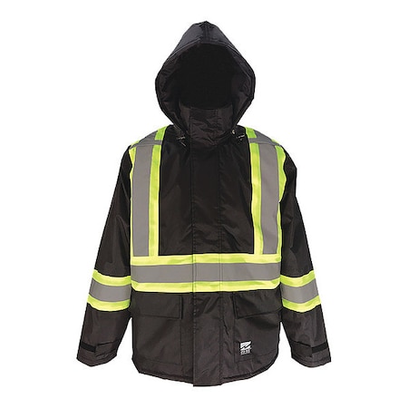 Jacket, Polyester/PU, Black, M MPN:6326JB-M
