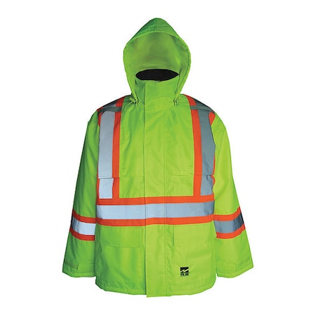 Jacket, Polyester/PU, Green, S MPN:6326JG-S