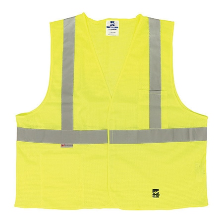 Safety Vest, Polyester, Org, S/M, PK25 MPN:U6105G-S/M