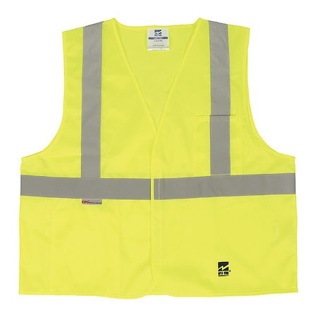 Safety Vest, Solid, Green, 2XL/3XL MPN:U6106G-2XL/3XL