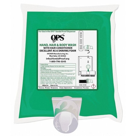Hand, Hair and Body Wash, PK2 MPN:1405-04G