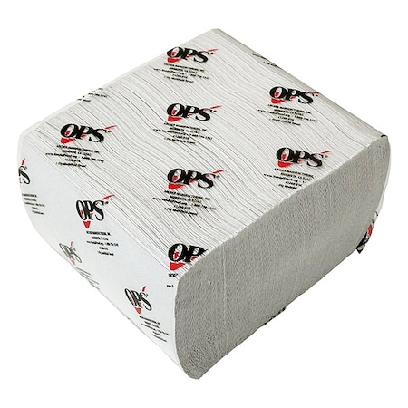 OPS Green Multifold Paper Towels, 1 Ply, 250 Sheets, White, 32 PK MPN:1260-01G