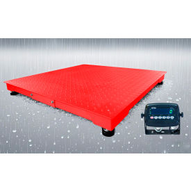 Optima Heavy Duty All-Weather Floor Scale 5000 lb x 1 lb 36