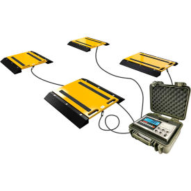 Optima Heavy Duty Portable Vehicle Axle Scale Pads 100000 lb x 10 lb - 4 Pads OP-928-4-2416
