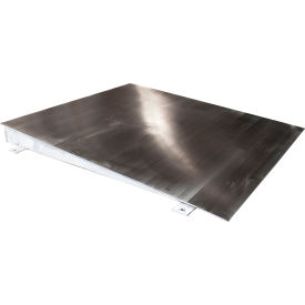 Optima OP-750 Stainless Steel Ramp For 5' x 4' Pallet Scale 10000 lb. Capacity Silver OP-750SS-5x4