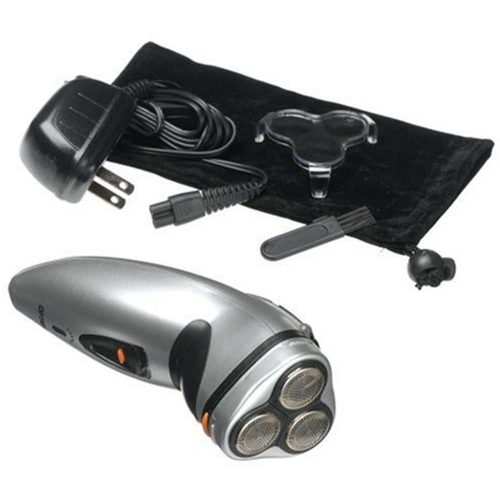 Optimus 3-Head Rotary Rechargeable Shaver, Silver MPN:99590005M